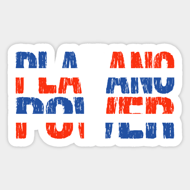 Platano Power Dominican Republic Flag Sticker by Nirvanibex